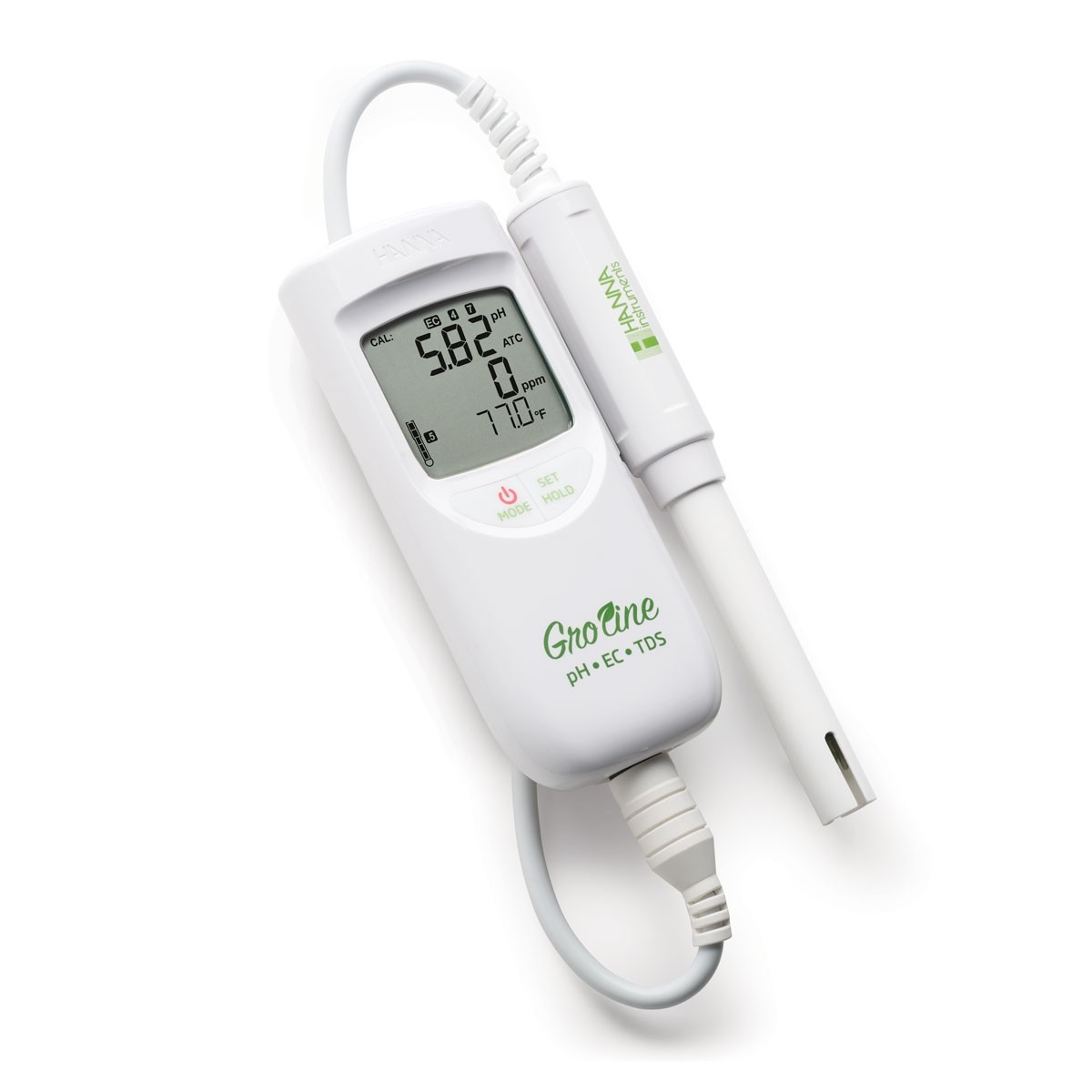 HI9814 Groline влагозащищенный pH/EC/TDS-тестер для гидропоники HANNA INSTRUMENTS HI9814 по лучшей цене с доставкой - интернет-магазин Прогрессивные решения