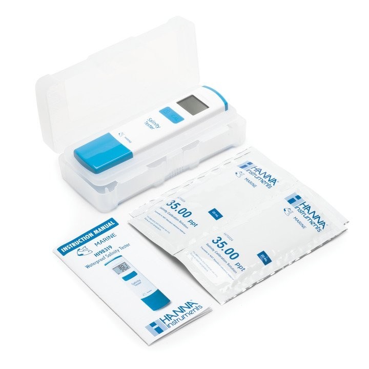HI98319 морской влагозащищенный солемер HANNA INSTRUMENTS HI98319 по лучшей цене с доставкой - интернет-магазин Прогрессивные решения