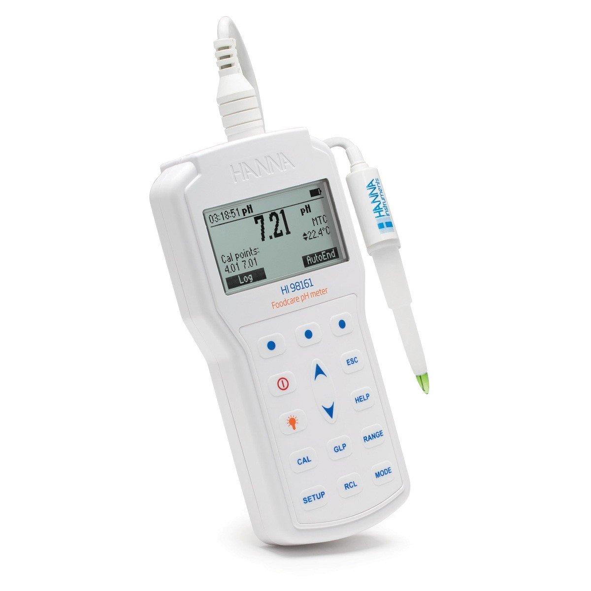 HI98161 pH-метр для пищевой промышленности HANNA INSTRUMENTS HI98161 по лучшей цене с доставкой - интернет-магазин Прогрессивные решения