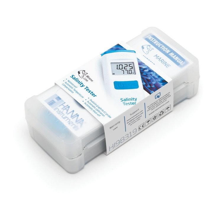 HI98319 морской влагозащищенный солемер HANNA INSTRUMENTS HI98319 по лучшей цене с доставкой - интернет-магазин Прогрессивные решения