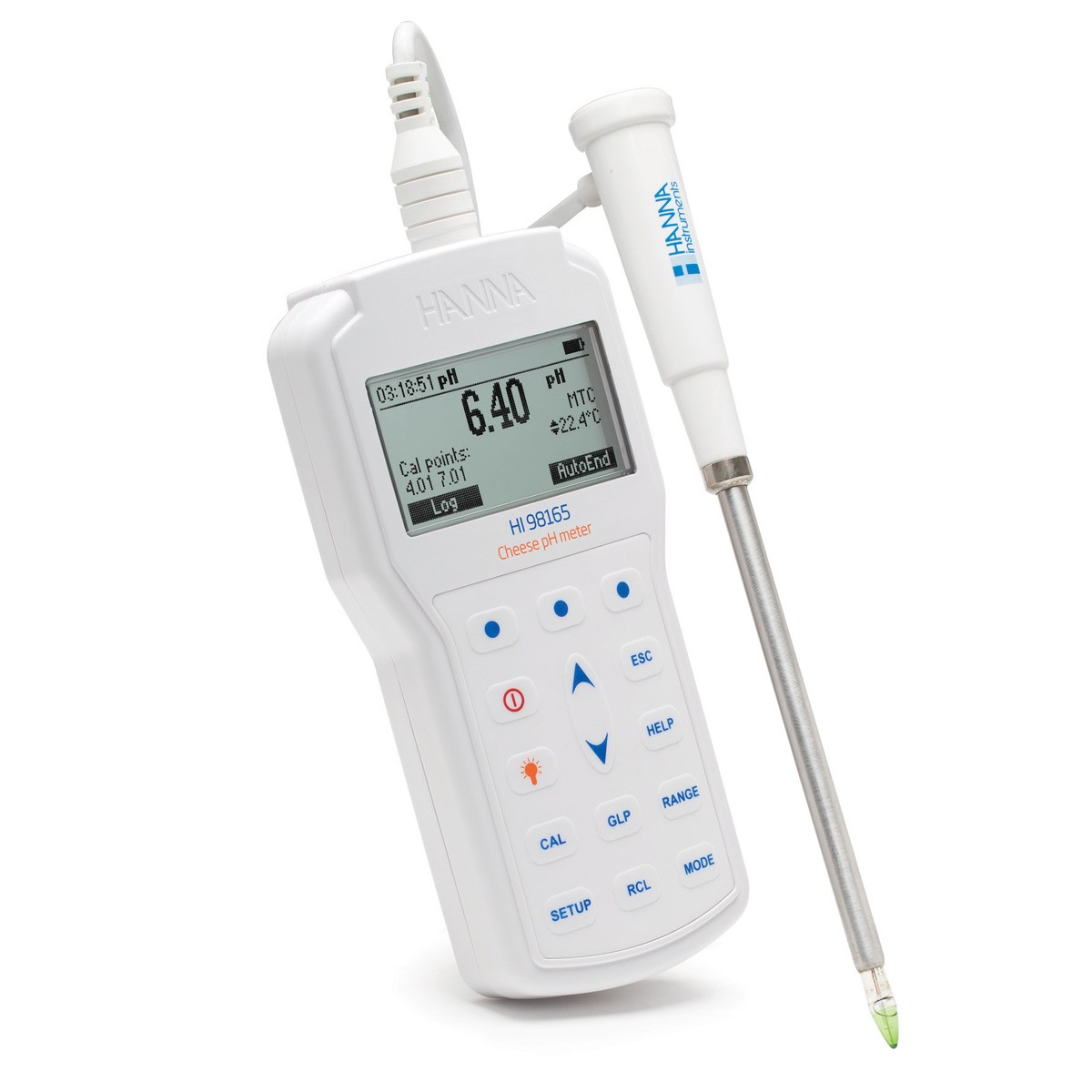 HI98165 портативный pH-метр для сыра HANNA INSTRUMENTS HI98165 по лучшей цене с доставкой - интернет-магазин Прогрессивные решения