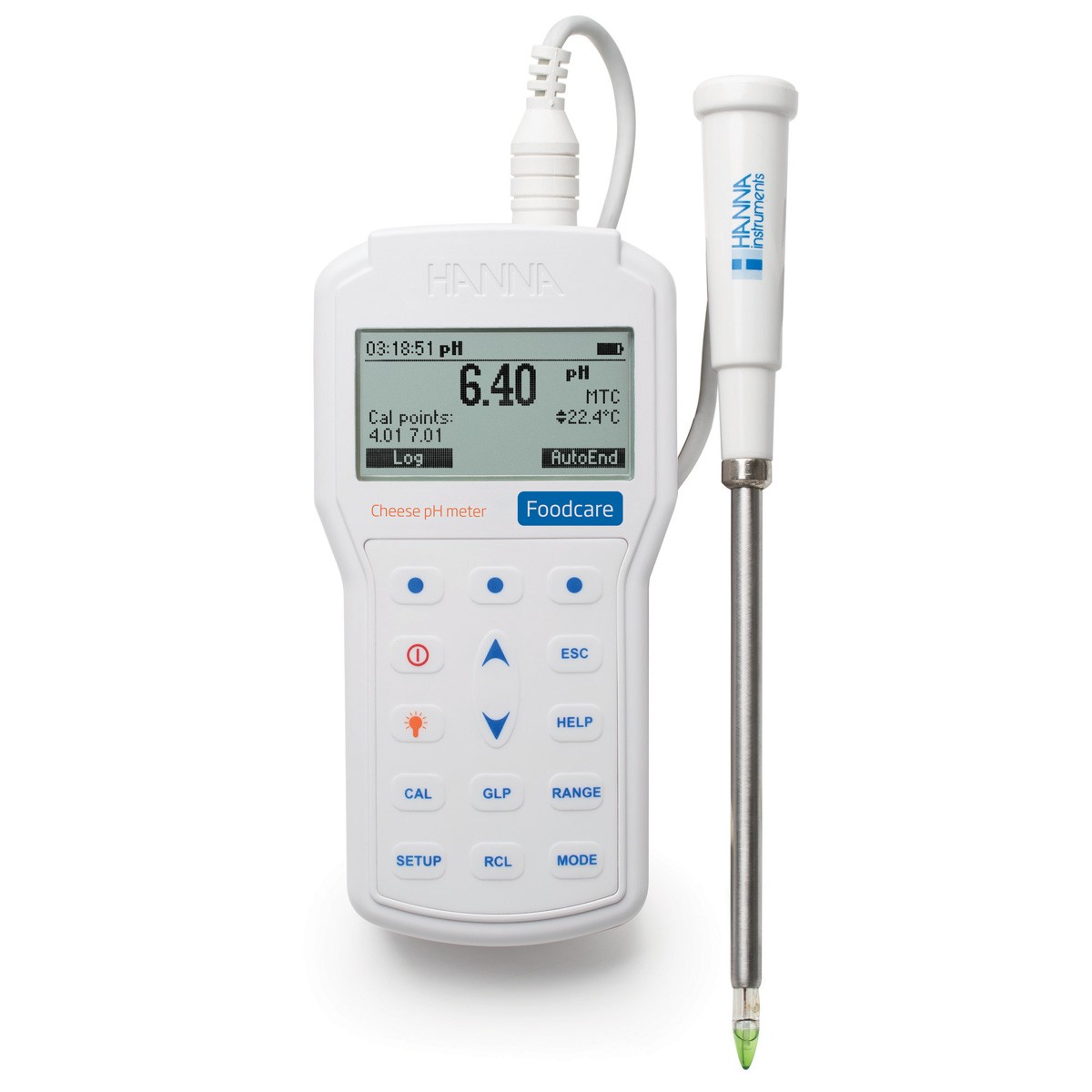 HI98165 портативный pH-метр для сыра HANNA INSTRUMENTS HI98165 по лучшей цене с доставкой - интернет-магазин Прогрессивные решения