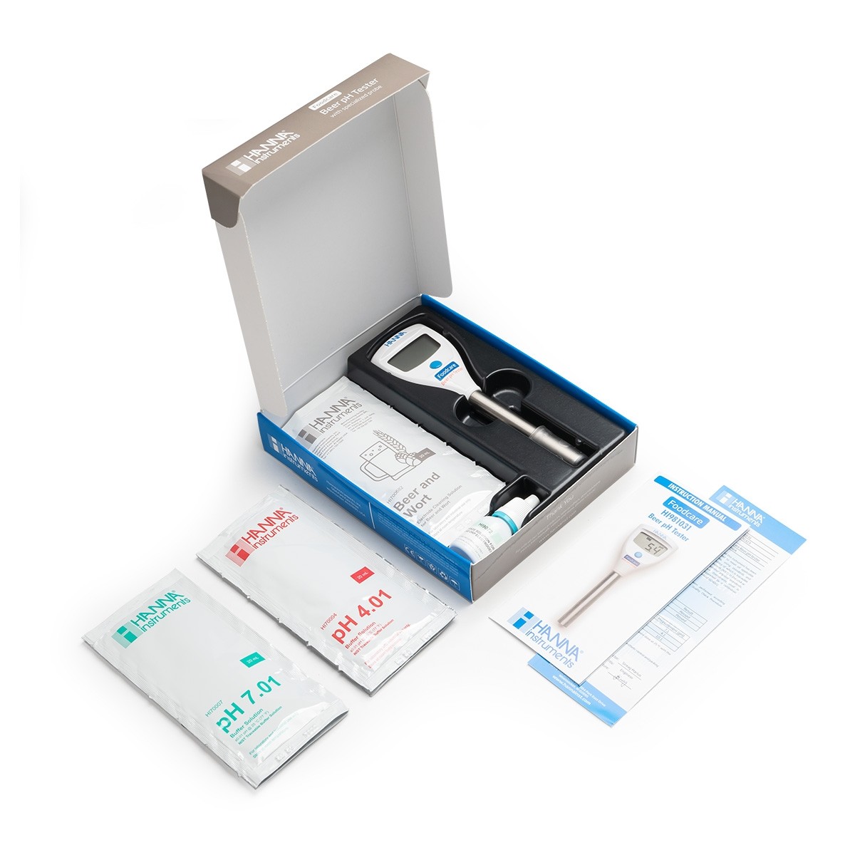HI981031 pH-тестер для пива HANNA INSTRUMENTS HI981031 по лучшей цене с доставкой - интернет-магазин Прогрессивные решения