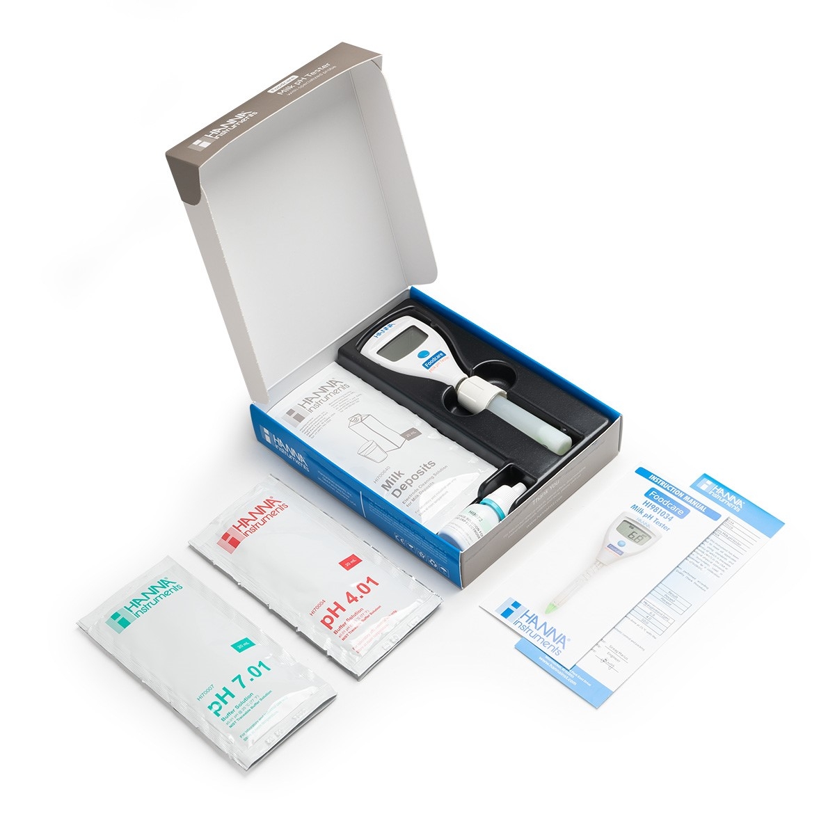 HI981034 pH-тестер для молока HANNA INSTRUMENTS HI981034 по лучшей цене с доставкой - интернет-магазин Прогрессивные решения