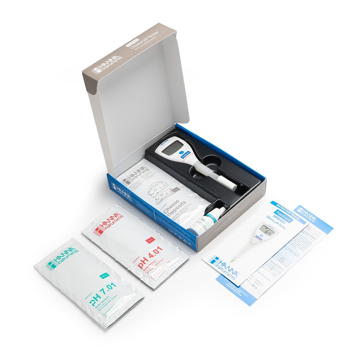 HI981032 pH-тестер для сыра HANNA INSTRUMENTS HI981032 по лучшей цене с доставкой - интернет-магазин Прогрессивные решения