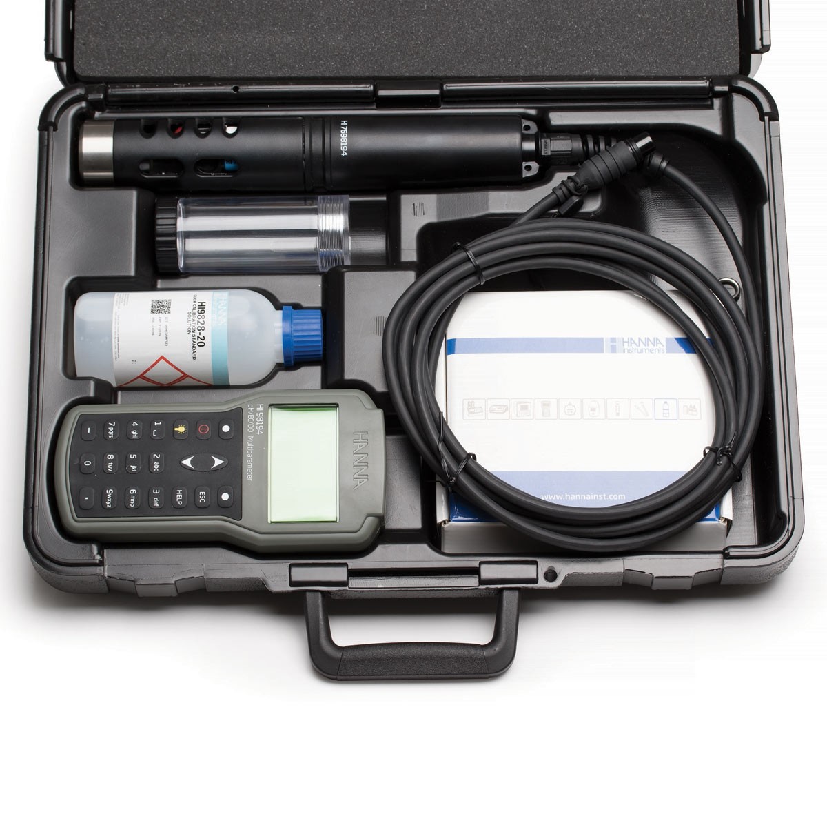 HI98194 портативный мультипараметровый рН/ОВП/кондуктометр/оксиметр HANNA INSTRUMENTS HI98194 по лучшей цене с доставкой - интернет-магазин Прогрессивные решения