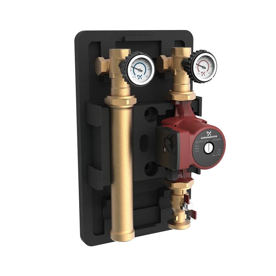 Насосная группа Grundfos HEATMIX D25 UPS 60 Грундфос  по лучшей цене с доставкой - интернет-магазин Прогрессивные решения