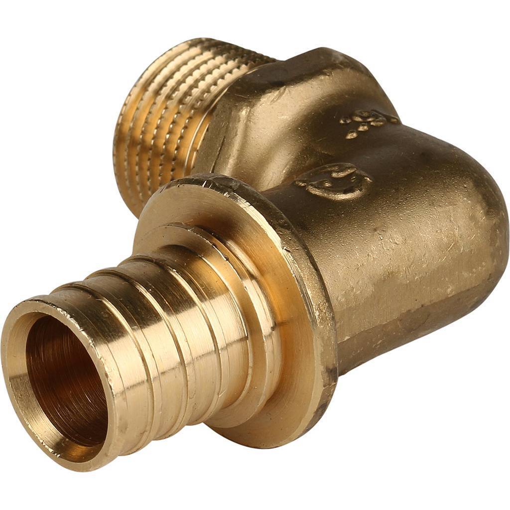 Купить SFA-0005-002012 STOUT  Угольник-переходник с наружной резьбой 20xR 1/2" для труб из сшитого полиэтилена аксиальный STOUT по лучшей цене с доставкой - интернет-магазин Прогрессивные решения