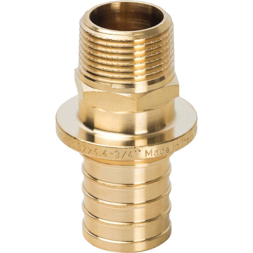 Купить SFA-0001-003234 STOUT  Переходник с наружной резьбой 32xR 3/4" для труб из сшитого полиэтилена аксиальный STOUT по лучшей цене с доставкой - интернет-магазин Прогрессивные решения