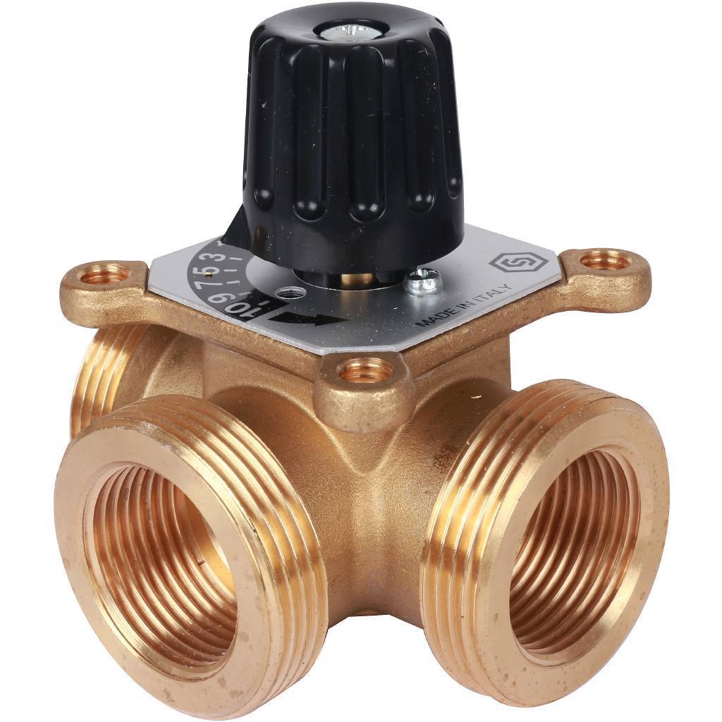 Купить SVM-0013-012501 STOUT  3-х ходовой смесительный клапан 1" -1 1/2”  KVs 8 STOUT по лучшей цене с доставкой - интернет-магазин Прогрессивные решения