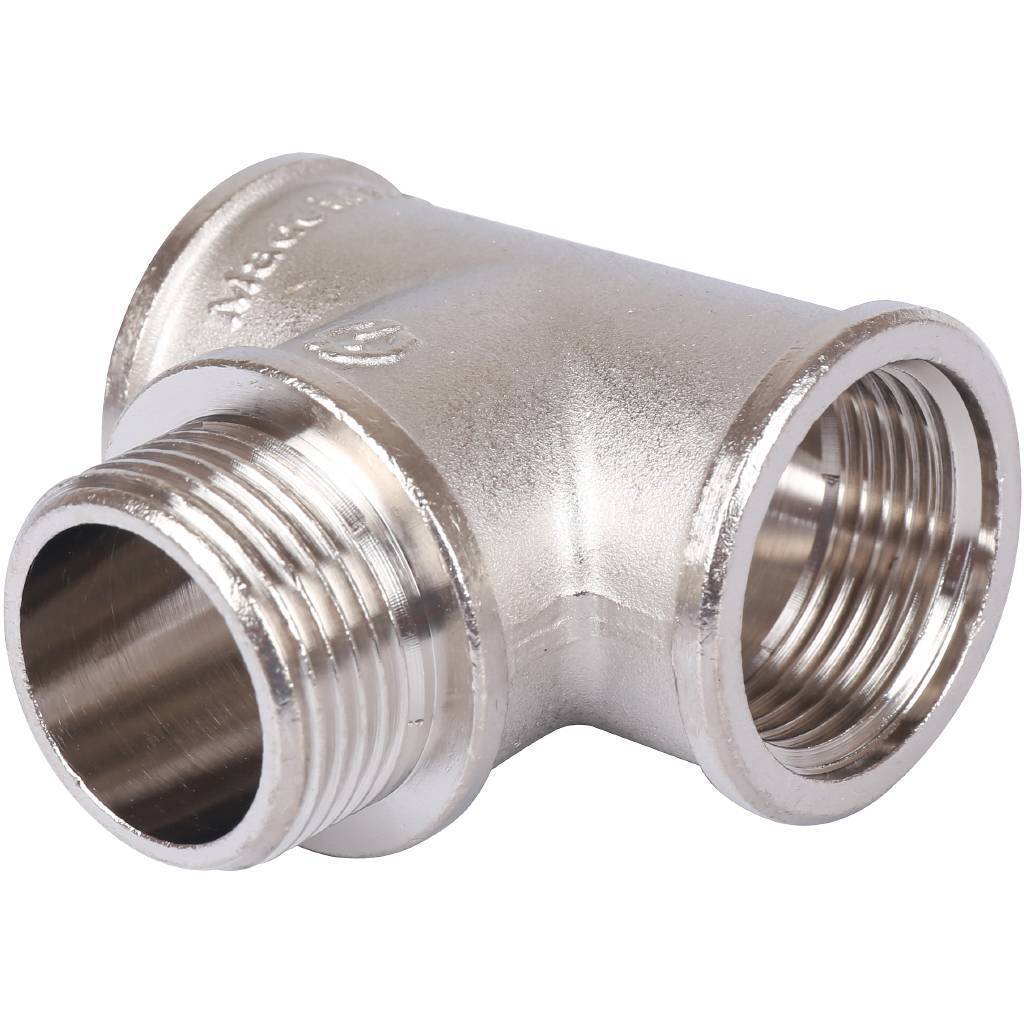Купить SFT-0065-000111 STOUT  Тройник ВНВ никелированный 1"x1"x1" STOUT по лучшей цене с доставкой - интернет-магазин Прогрессивные решения
