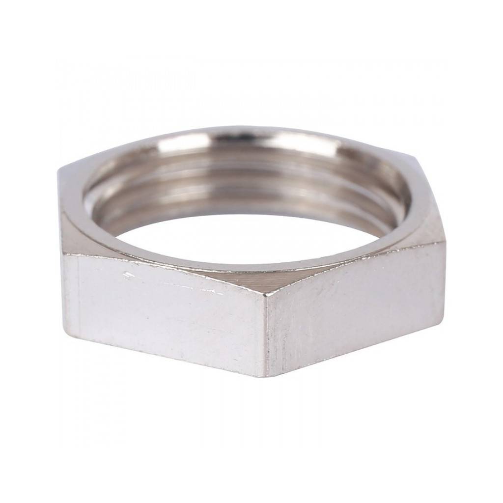 Купить SFT-0060-000014 STOUT  Контргайка никелированная 1/4" STOUT по лучшей цене с доставкой - интернет-магазин Прогрессивные решения