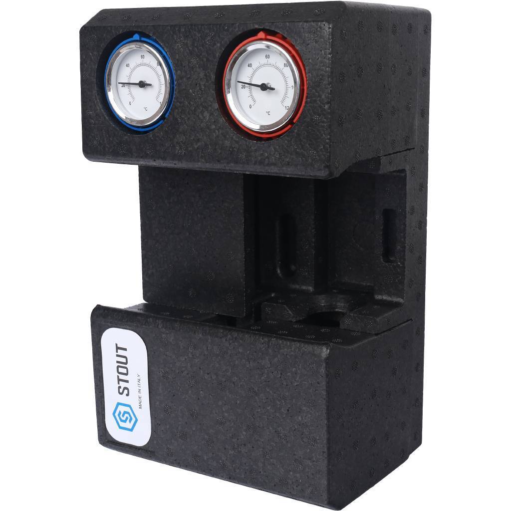 Купить SDG-0002-002001 STOUT SDG-0002 Насосная группа с термостатическим смесительным клапаном 3/4" без насоса STOUT по лучшей цене с доставкой - интернет-магазин Прогрессивные решения