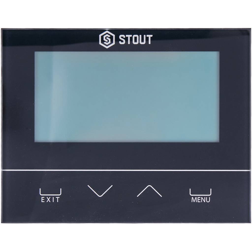 Купить STE-0101-029232 STOUT  Проводной комнатный двухпозиционный регулятор ST-292v3, черный STOUT по лучшей цене с доставкой - интернет-магазин Прогрессивные решения
