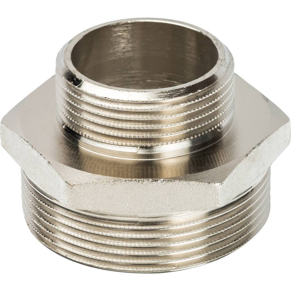 Купить SFT-0004-002114 STOUT  Ниппель НН переходной никелированный 2X1"1/4 STOUT по лучшей цене с доставкой - интернет-магазин Прогрессивные решения