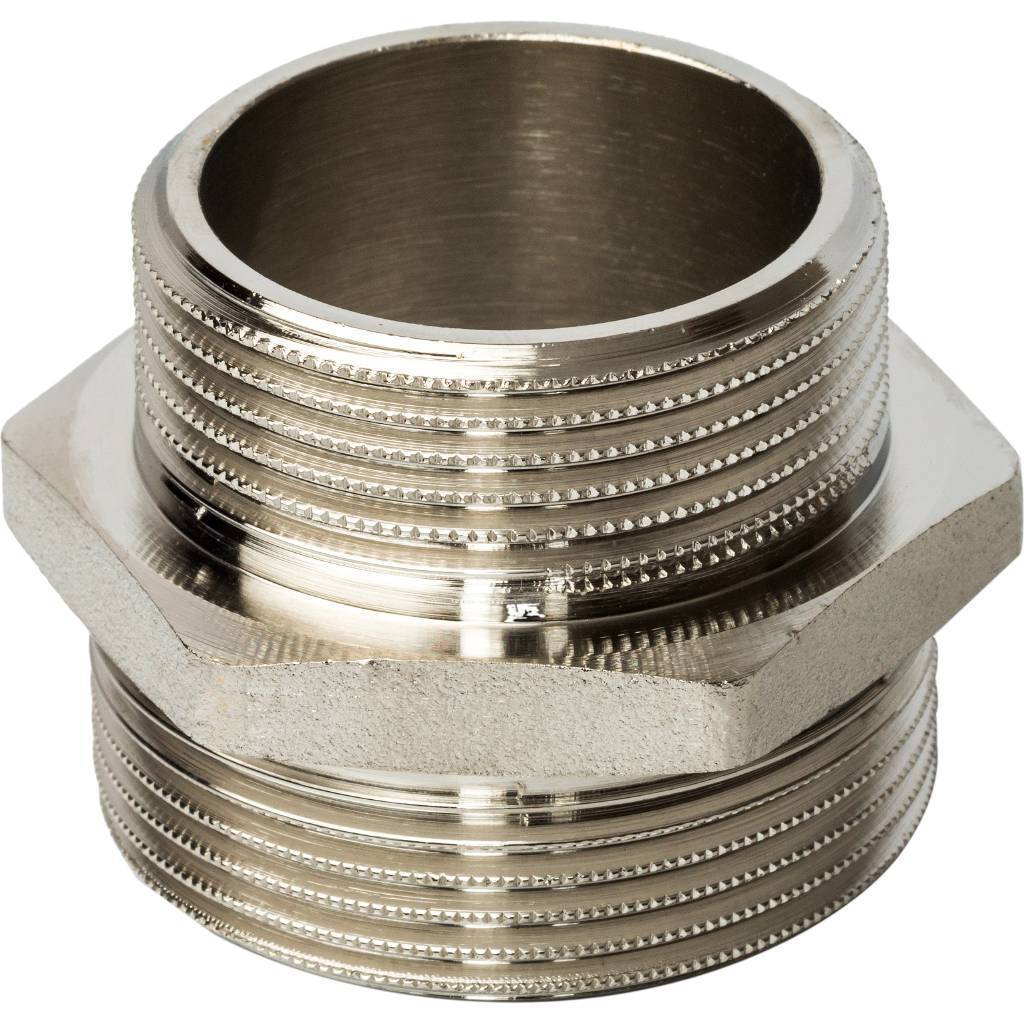 Купить SFT-0004-112114 STOUT  Ниппель НН переходной никелированный 1"1/2X1"1/4 STOUT по лучшей цене с доставкой - интернет-магазин Прогрессивные решения