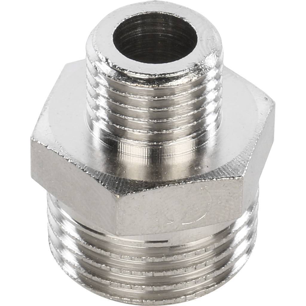 Купить SFT-0004-001214 STOUT  Ниппель НН переходной никелированный 1/2X1/4 STOUT по лучшей цене с доставкой - интернет-магазин Прогрессивные решения