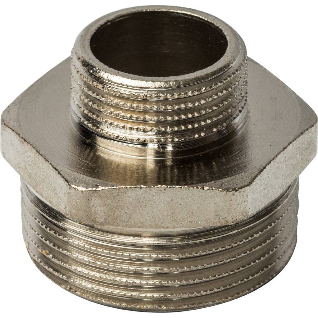 Купить SFT-0004-011434 STOUT  Ниппель НН переходной никелированный 1"1/4X3/4" STOUT по лучшей цене с доставкой - интернет-магазин Прогрессивные решения