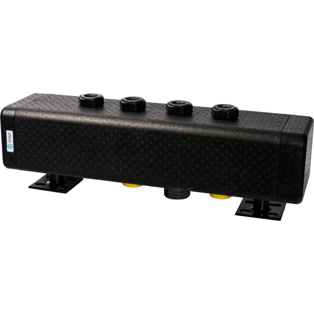 Купить SDG-0016-005002 STOUT SDG-0016 Стальной распределительный коллектор 2 отопительных контура. В теплоизоляции DN 32 STOUT по лучшей цене с доставкой - интернет-магазин Прогрессивные решения