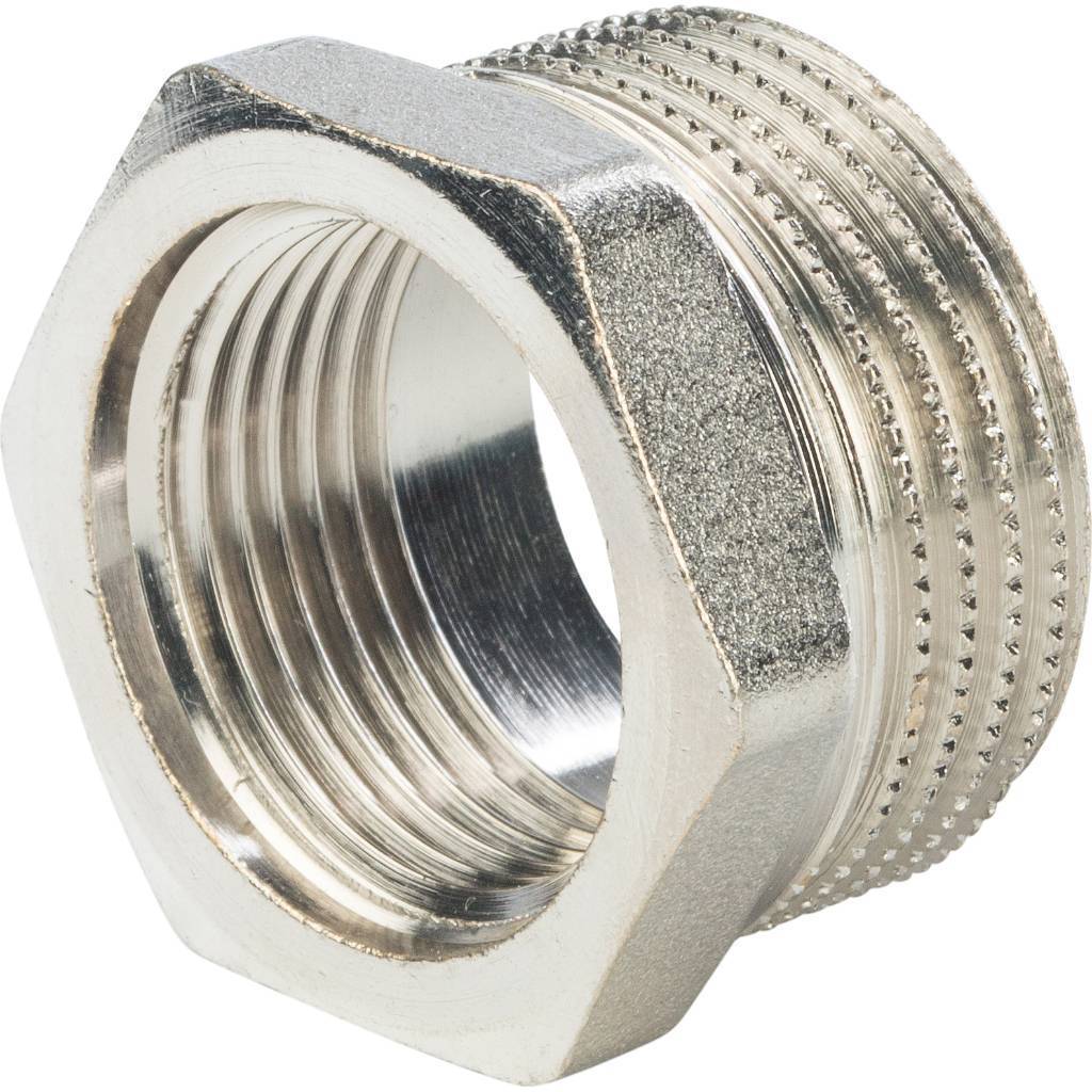Купить SFT-0029-000134 STOUT  Футорка никелированная 1"X3/4" STOUT по лучшей цене с доставкой - интернет-магазин Прогрессивные решения