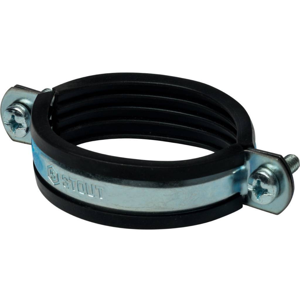 Купить SAC-0020-000003 STOUT SAC-0020 Хомут для труб с гайкой 3"(87-94) STOUT по лучшей цене с доставкой - интернет-магазин Прогрессивные решения