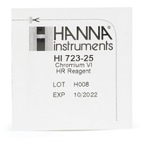 HI723-25 реагенты на хром VI, 0-999 мкг/л, 25 тестов HANNA INSTRUMENTS HI723-25 по лучшей цене с доставкой - интернет-магазин Прогрессивные решения