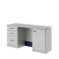 Стол лабораторный ЛАБ-PRO 180.65.90 на опорных тумбах, рабочая поверхность – HPL/эпокси-ботик ЛОиП  по лучшей цене с доставкой - интернет-магазин Прогрессивные решения