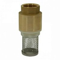 Клапан обратный латунный, SGL, Ду-65, Ру-10, муфтовый, с сеткой ГРОЕН