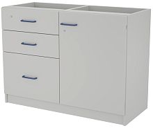 Металлическая опорная тумба ЛАБ-PRO ТОМДЯ3 116.50.86 ЛОиП  по лучшей цене с доставкой - интернет-магазин Прогрессивные решения